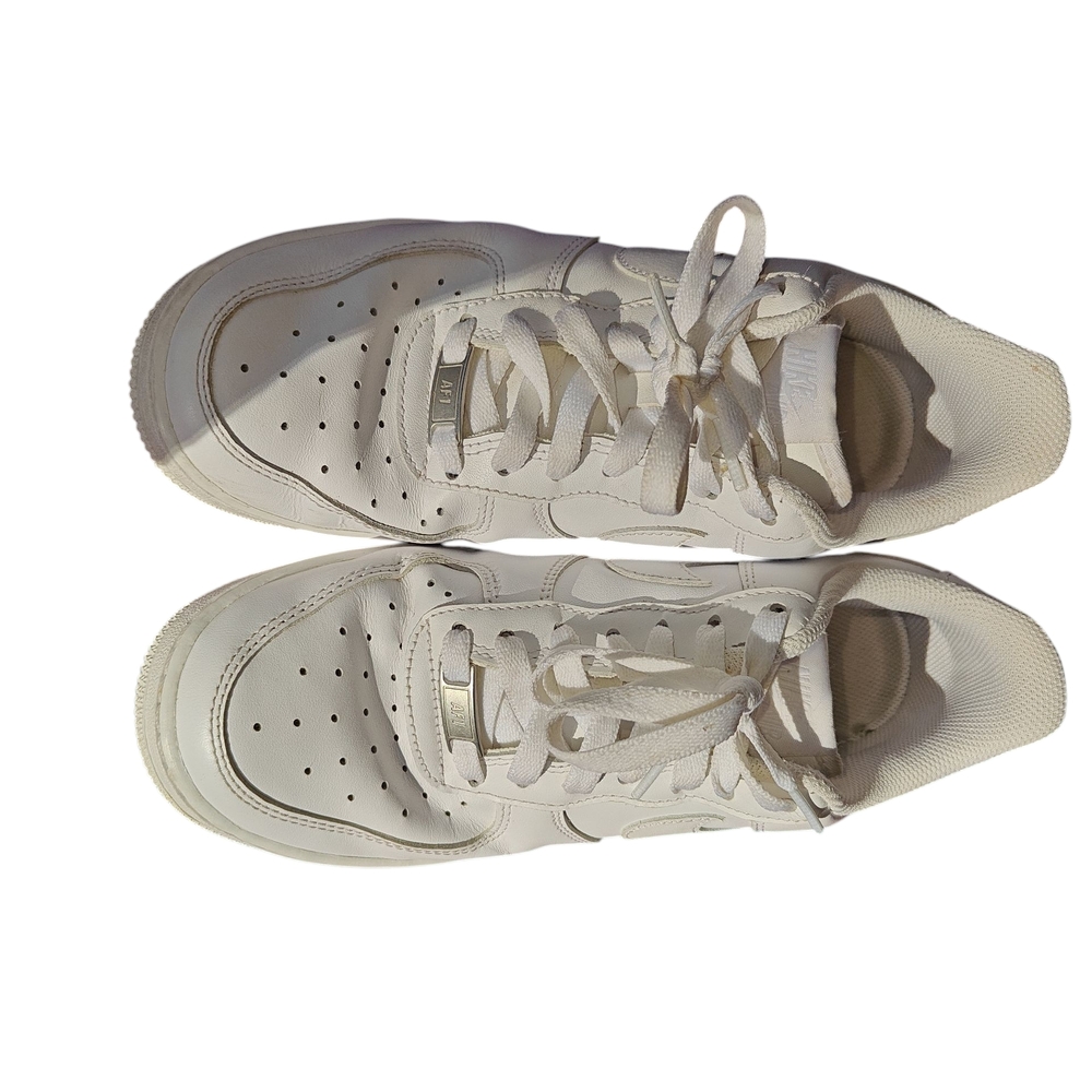 White Nike Air Force 1 Trainers #Sneakers Size 7.5 Lightly Used No Box